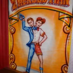 Amazing Two 2 Headed Man Circus Carnival Midway Sideshow Banners for Party Rentals or Corporate Special Events Hire