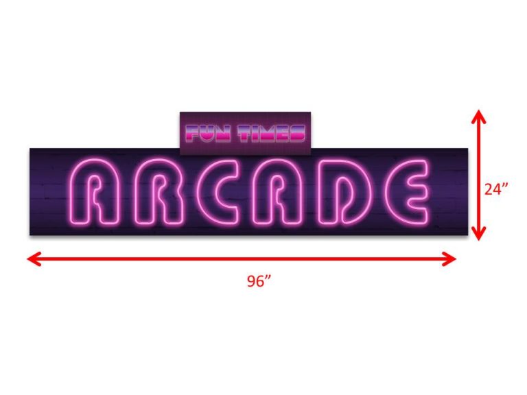 ARCADE SIGN NEON RETRO Magic Special Events Event Rentals near me