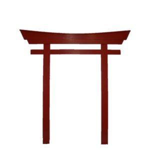 Torii Gate Prop for Japanese Asian Oriental Theme Parties, Party Rentals and Corporate Events