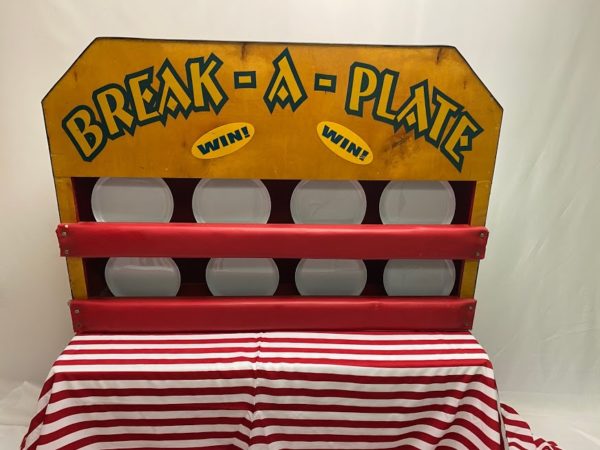 Break A Plate Carnival Midway Game for Party Rentals and Corporate Special Events Hire