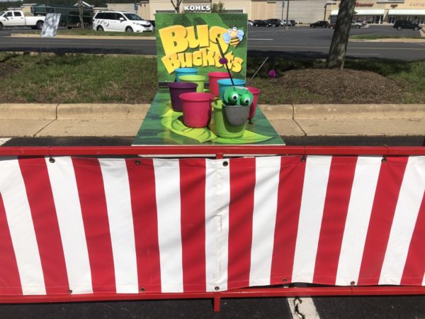 Bug Buckets Spring Time Easter Carnival Midway Game for Party Rentals and Corporate Special Events Hire