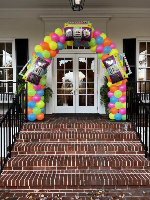 Balloon Arch 1980s Theme Magic Special Events