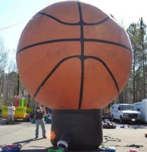 Basketball Cold Air Inflatable Sports Display