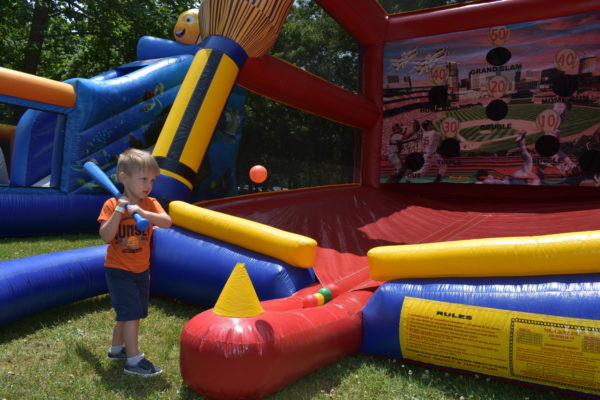 Batter Up Inflatable Sports Challenge Baseball Carnival Game for Party Rentals or Corporate Special Events Hire