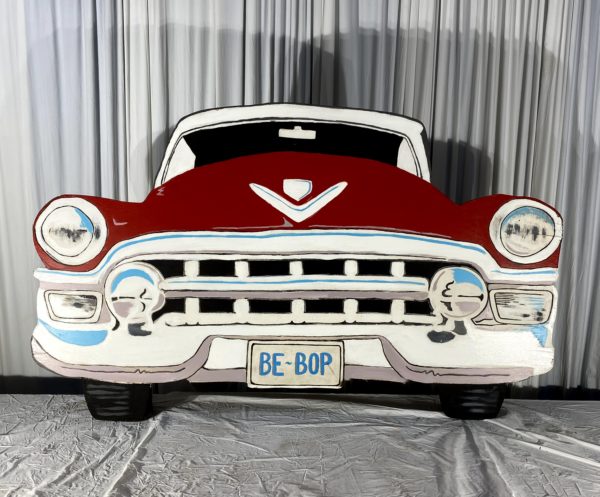 Cutout prop for a 1950s Cadillac Front End