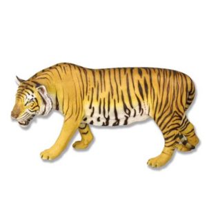 Photo a life-size Bengal Tiger statue prop