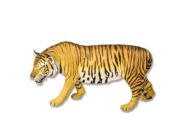 Photo a life-size Bengal Tiger statue prop