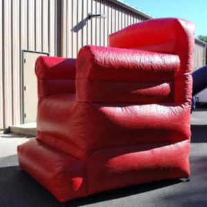 Big Giant Inflatable Chair for Photo Opportunity Ops for Party Rentals and Special Events