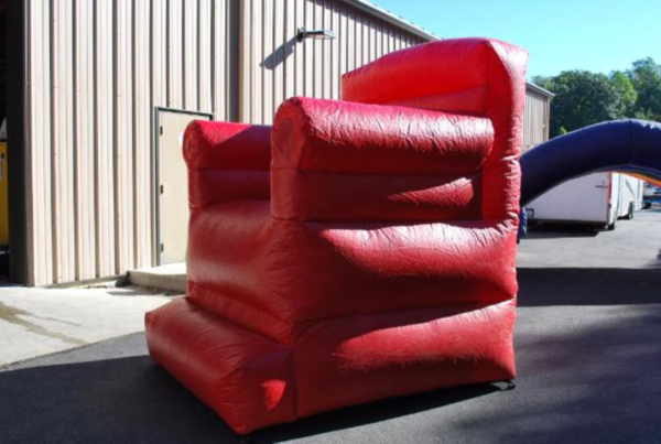 Big Giant Inflatable Chair for Photo Opportunity Ops for Party Rentals and Special Events