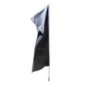 Black Vertical Festival Flag