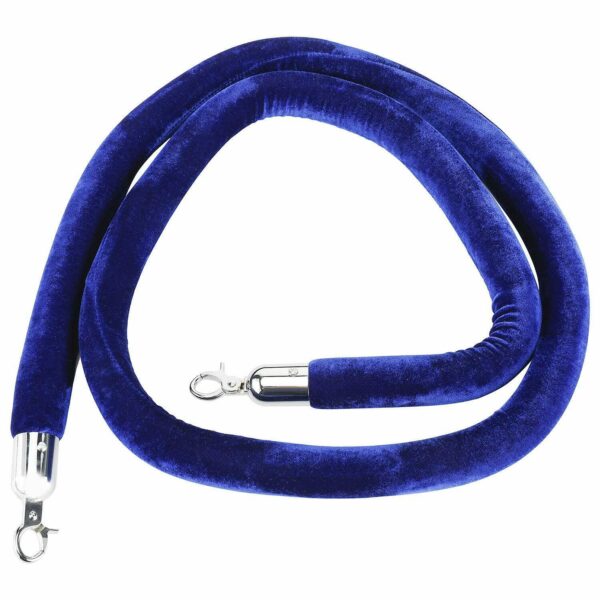 Blue Velvet Rope for Stanchions