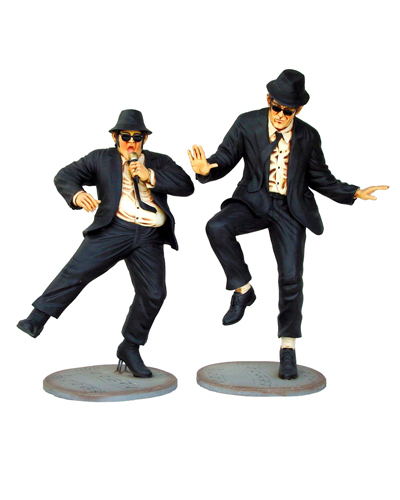 JAKE AND ELWOOD BLUES BROTHERS STATUE PROPS, Magic Special Events