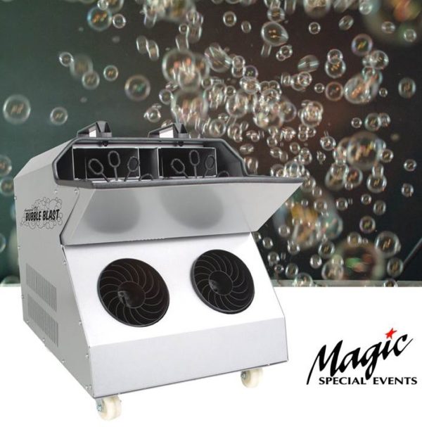 machine for producing hundreds of bubbles for parties