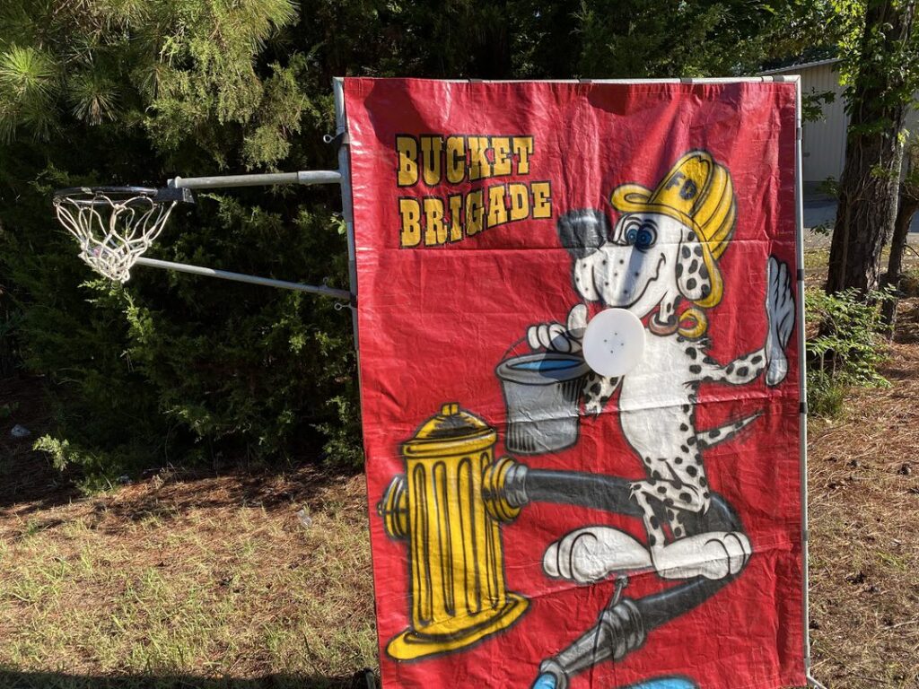 BUCKET BRIGADE GAME – THE DUNKLESS DUNKING MACHINE