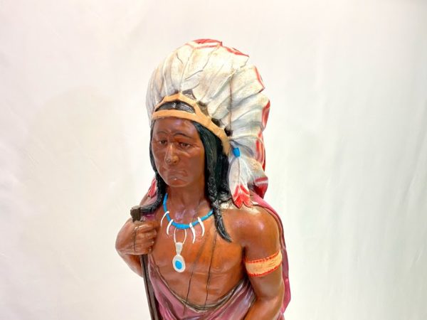 Tobacco Cigar Store Native American Indian Chief Prop for Western Party Rentals and Corporate Special Events Hire