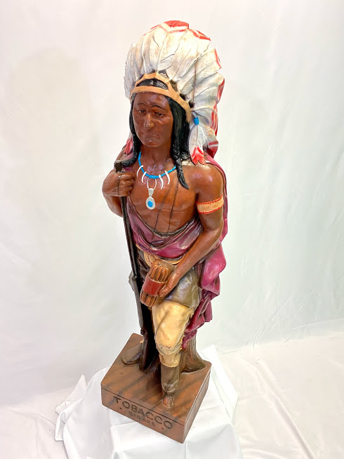Cigar Wooden Indian Prop Magic, Wooden Indian Statue Life Size