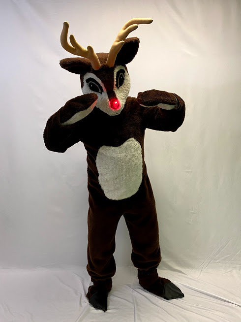 Rudolph the Red Nosed Reindeer Animal Mascot Costume