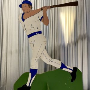 Cutout Prop of baseball batter player