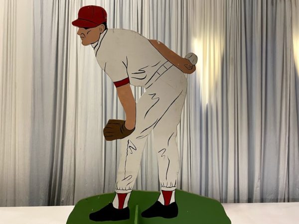 Cutout Prop of baseball pitcher player