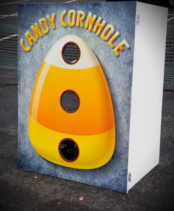 Candy Cornhole Bean Bag Toss Halloween Carnival Game for party rentals and corporate events