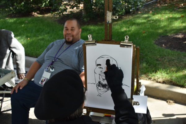 Professional Caricature Artist for Parties Tradeshow and Corporate Events
