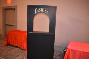 Betting and Wagering Window Cashier Teller Booth for Party Rentals