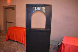 Betting and Wagering Window Cashier Teller Booth for Party Rentals