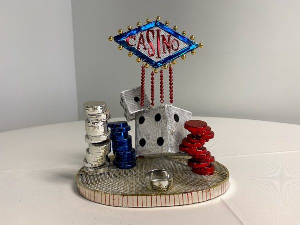 Las Vegas Style Casino Table Top Theme Centerpiece for Party Rentals and Corporate Special Events