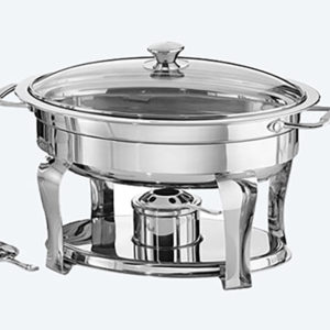 Oval Chafing Dish or Chafer for food service