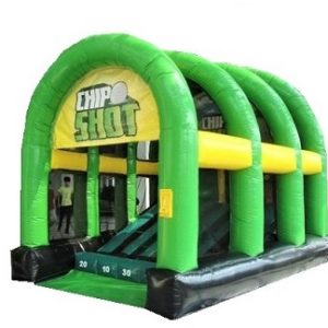 Photo of an inflatable golf chipping game