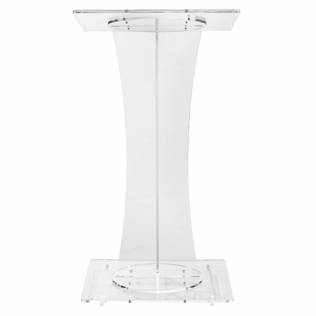PODIUM CLEAR ACRYLIC LECTERN