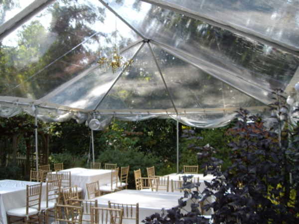 Clear Top 20x30 Frame Tent for Party Rentals and Corporate Special Events
