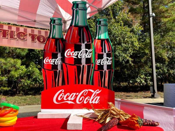 Vintage Style Coca Cola Coke Bottle Carnival Game Ring Toss Game