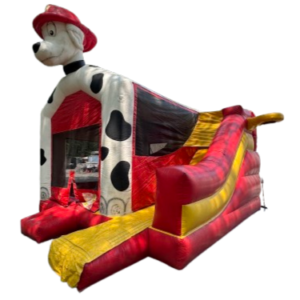 Dalmatian Combo Bouncer With Slide Richmond Virginia Rental Magic Special Events