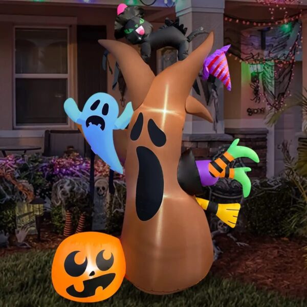 Dead Haunted Tree Halloween Cold Air Inflatable 8 Feet Magic Special Events