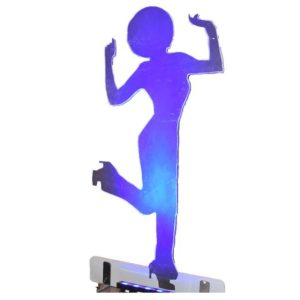 Disco Dancing Woman Lady Silhouette 1970 for Party Rentals and Corporate Special Events