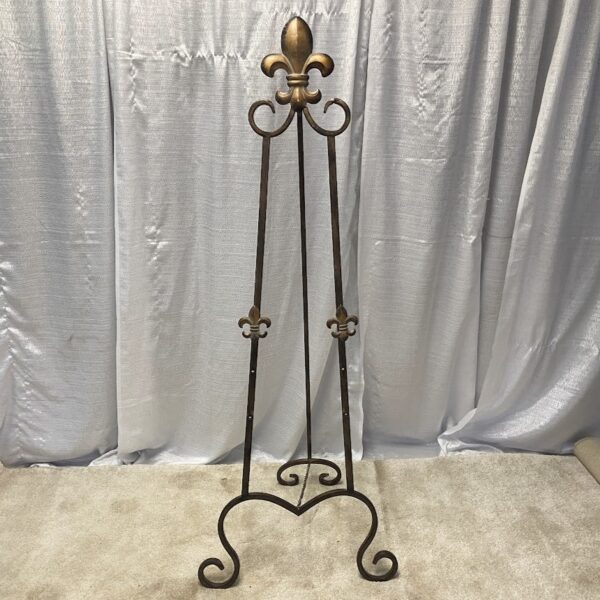 Easel Metal Fleur De Lis French Easel Stand Magic Special Events