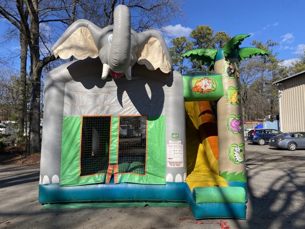 JUNGLE ELEPHANT INFLATABLE COMBO BOUNCER Magic Special Events Event