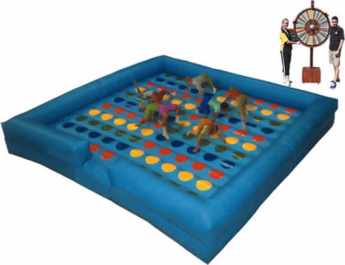 Photo of giant inflatable twister type game