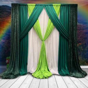 Fabric Photo Backdrop St. Patricks Day Magic Special Events