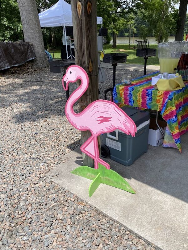 Flamingo Prop Stand Up