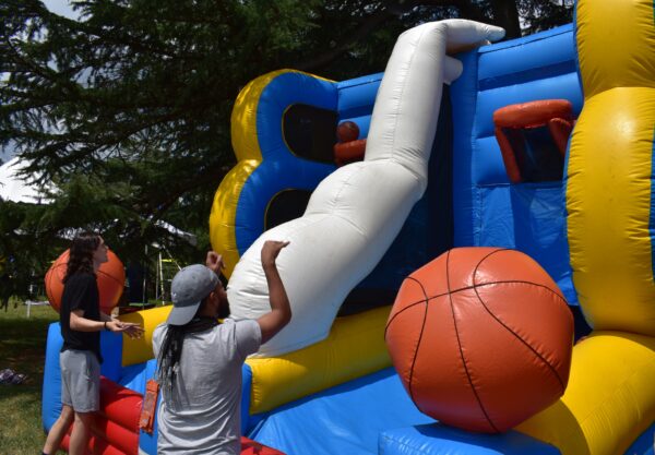 Full Court Press Basketball Inflatable