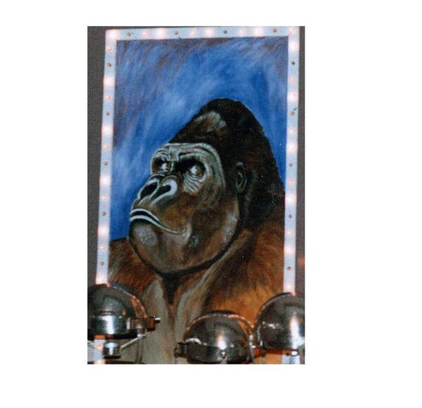 Giant Circus Poster Prop of a Gorilla