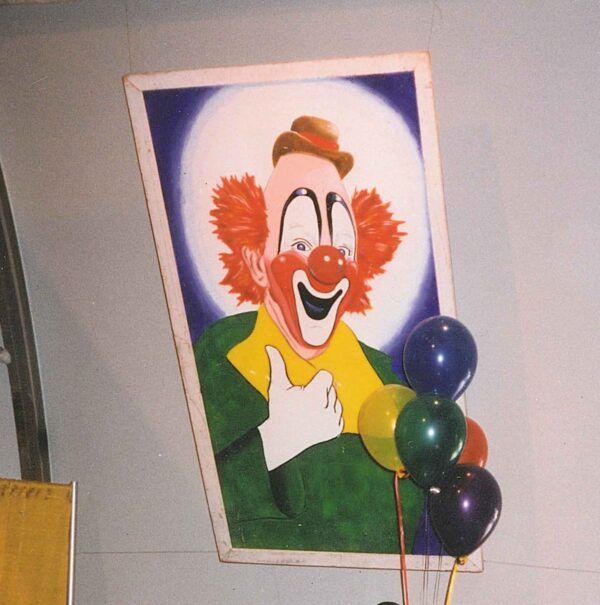 Giant Circus Poster Prop of a Clown
