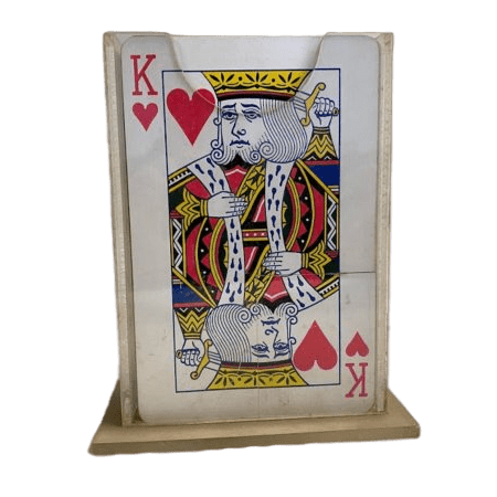 Giant Playing Cards Trick Decor