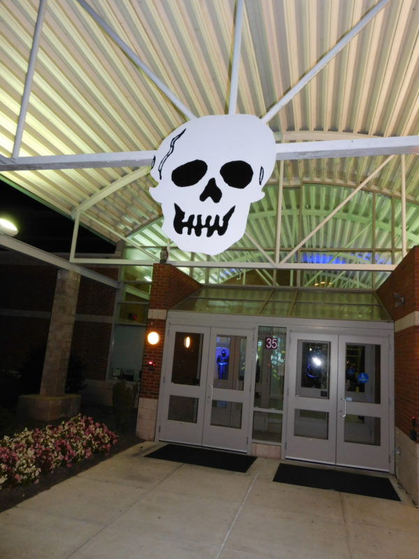 Giant Skull Halloween Cut Out Prop