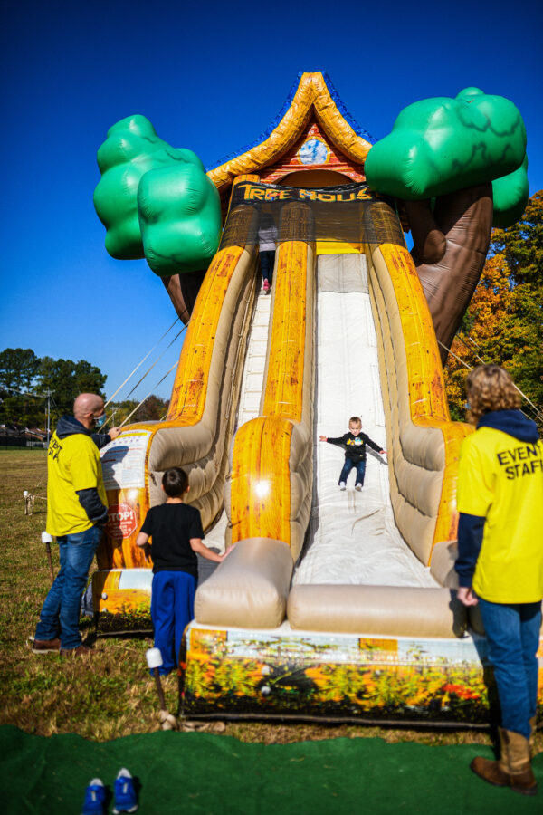 Giant Inflatable Big Tree House Slide
