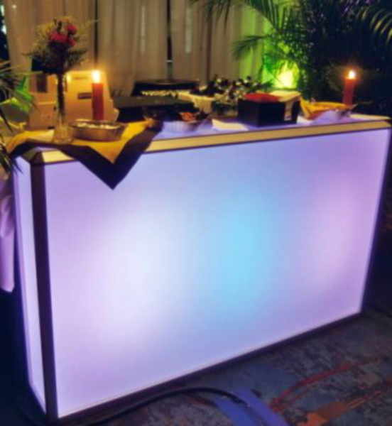 Glow Bar LED Furniture Rental