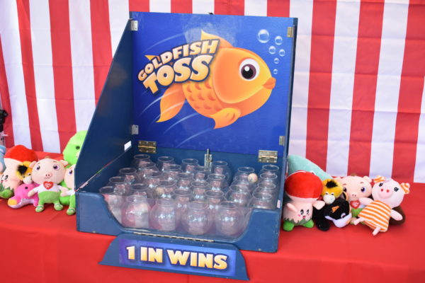 GoldFish Toss Carnival Midway Game for Party Rentals and Corporate Special Events Hire