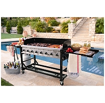 Propane Grill Eight 8 Burner Propane Fired for Cooking, Catering, Party Rentals and Corporate Event Hires 3